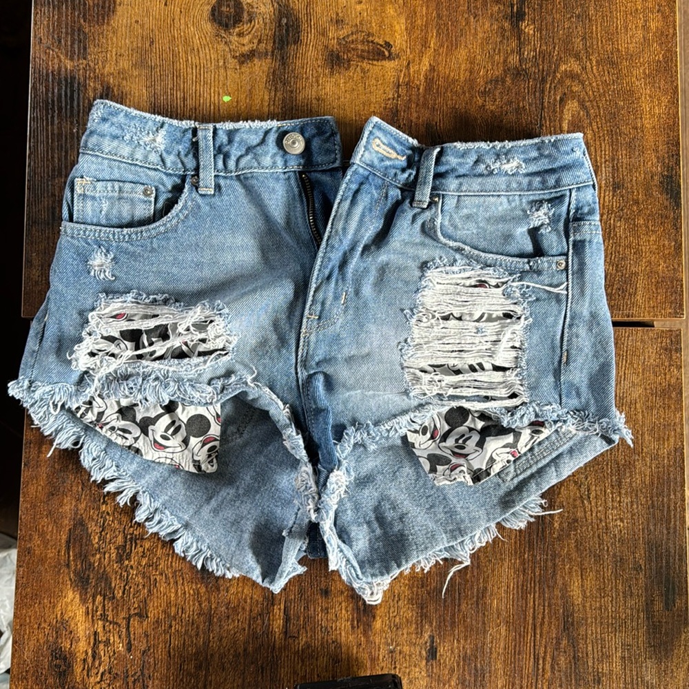 Mickie mouse highrise booty shorts